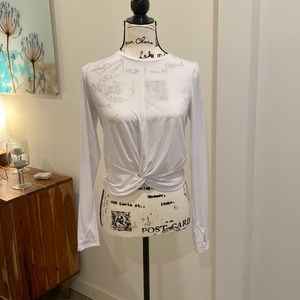 Athleta casual twist front top.